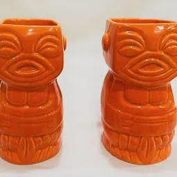 your local store (Pack of 2) Tikki Glasses Juice Milk Tea Beer Drinks Set Of 2 Glass Set Water/Juice Glass-picture-30