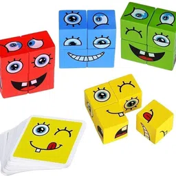 zwerlin Wooden Cube Toy with 16 Faces Montessori Puzzle Educational Brain Teaser image 4