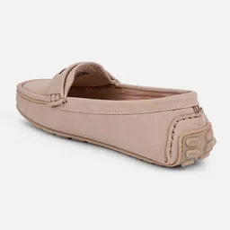 id&u Khaki Soft & Premium Loafers For Women image 4