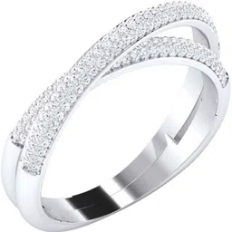 avsar Avsar Real Gold 14K RING R-3650 14kt Cubic Zirconia White Gold ring image 4