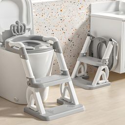 baybee Western Toilet Potty Seat with Ladder for Toddlers | Baby Potty Training Chair Potty Seat-picture-30