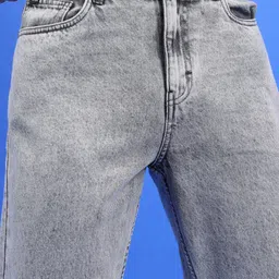 highlander Men Straight Fit Mid Rise Dark Grey Jeans image 4