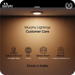 murphy LED 3W AURA DOWN LIGHT(Cool White, Pack of 2) Recessed Ceiling Lamp image 5