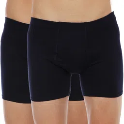 Pack of 2 Dollar Lehar Mens Combed Cotton Trunk - Pack of 2 - Actual Colour May Vary Solid Men Trunk-picture-26