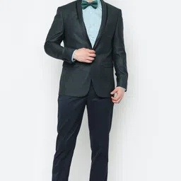 allen solly Men Single Breasted Self Design Suit-picture-31