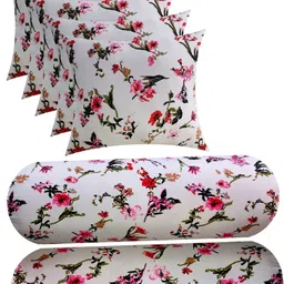 swikon star Microfibre Cushion Pack of 7 Floral image 1