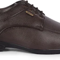 liberty Fortune UVL-33 Formal Shoes With PU Upper | PVC Sole Stylish Office Wear Lacing Derby For Men image 2