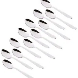 omify Stainless Steel Soup Spoon, Ice-cream Spoon, Dessert Spoon, Table Spoon, Sugar Spoon, Coffee Spoon, Tea Spoon Set Stainless Steel Table Spoon Set-picture-29