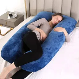 thukran Microfibre Pregnancy Pillow Pack of 1 Solid-picture-13