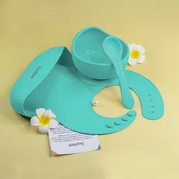 tony stark 3 Pcs Silicone Baby Feeding Set, Tableware Kit- Feeding Bowl & Spoon, Bib for Kids, Toddler - Silicone-picture-24