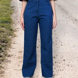 Women Regular Mid Rise Black Jeans-image-11