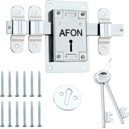 afon 10 Chal Door Lock with 2 Keys Operated from Both Side of The Door,( S.S FIINSH) Lock-picture-10