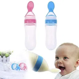 quity Baby Food Grade Silicone Bottle Feeder for Baby Feeding Bottle PACK OF - 2 Feeder-picture-14