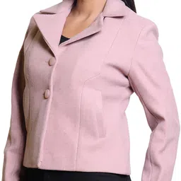 hallinton Tweed Solid Coat For Women image 4