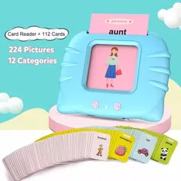 toonkiz Talking Flash Cards Learning Toys Educational Device for 2 3 4 5 6 Year Old Kids image 4