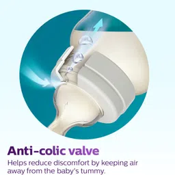 philips avent Anti-Colic Baby Bottle SCY103/20 | 1m+ age | BPA free | Pack of 2 - 260 ml image 3