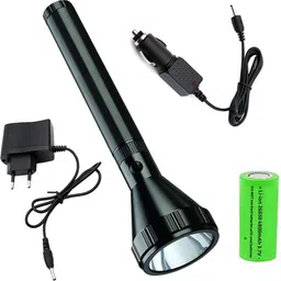 benson Professional Rechargeable 3 Mode LED Ultra Bright torch light 13W 800m 6 hrs Torch Emergency Light-picture-10