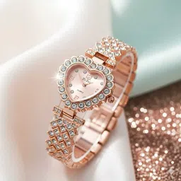 uvaisr Analog Watch - For Girls DS Rose Gold-001 image 1