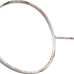 hundred Nitrix Thunder | 5U | ≤32 lbs | Every Shot: Powerful, Precise & Relentless White Unstrung Badminton Racquet image 4
