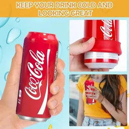 tdg Silicone Beer Can Cover Anti-Slip Beverage Reusable Pack of 3 Pcs image 2