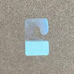 kostun Plastic with Adhesive Label Holder, and White, Retail Price Tag Hanger Car Coat Hanger image 2