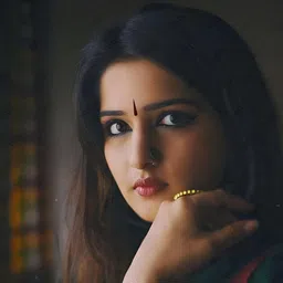 bawree Premium Dark Maroon Velvet Tear Drop Tilak Shape Traditional Kumkum Bindi Forehead Maroon Bindis image 5