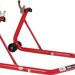 ga auto accessories Universal Paddock Stand with Spools Adaptor-5 YEARS FRAME WARRANTY Bike Storage Stand image 2