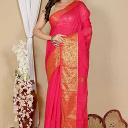 mondal saree centre Printed Bollywood Cotton Silk Saree-picture-39