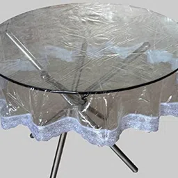 PVC 4 Seater Solid Table Cover-image-0