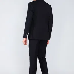 park avenue Men SB2 NOTCH S.SLIM FIT 3PC SUIT Solid Suit image 2