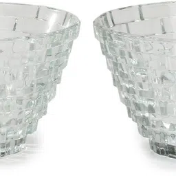 somil Glass Serving Bowl Stylish Transparent Serving Glass Bowl Set 2 BKO22-picture-10