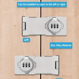 tadatmay Stainless Steel, Zinc Alloy Polished Smart Lock image 2