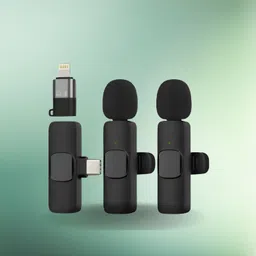 syara K9 Dual Wireless Mic WithCollar Microphone for YouTube &Live Voice RecordingG225 Microphone-picture-11