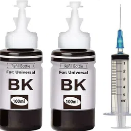 Salty Unit Of Black Ink + 1 Unite Syring Black Ink Cartridge-picture-10