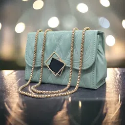 clarisjames Green color Pu leather premium attractive sling bags for women Sling Bag-picture-21