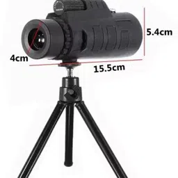 GUjNJH Binocular Monocular Telescope 10X42 High Powered Monocular Scopes Dual Focus Optics Waterproof, Magnification Lens Telescope for Outdoor Hiking, Bird Watching Hunting, Camping Telescope (60 mm , Black) Telescope image 2