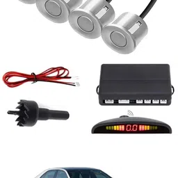 zplus Universal 4 Silver Reverse Parking Sensor With LED Display For Cars-80 Safety of Passengers/Car One Alarm Kit-1130 Parking Sensor-picture-22