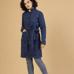 rigo Polar Fleece Solid Coat For Women image 2