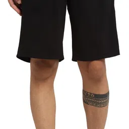 mack jonney Solid Men Black Regular Shorts image 1
