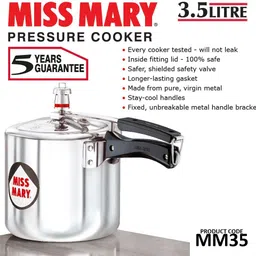 hawkins Miss Mary (MM35) 3.5 L Pressure Cooker image 3