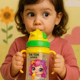 pavoa BPA-Free Cartoon Water Bottle sipper for School, Travel & Sports image 2