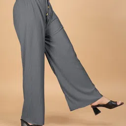 payaltextile Pack of 2 Women Regular Fit Multicolor Cotton Blend Trousers image 5