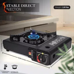 4uonly Portable Lightweight One Burner Gas Stove ASQ30 Stainless Steel Manual Butane Gas Stove-picture-24