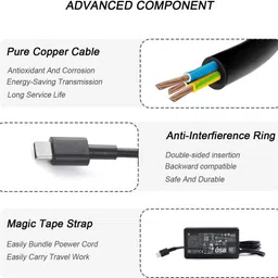 HP 65 W USB-C TYPE LC 1P3K6AA#ACJ 65 W Adapter image 4
