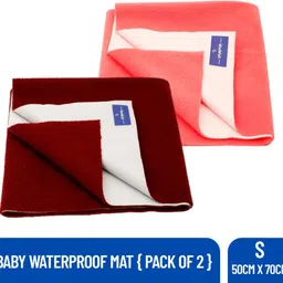 weewish Waterproof - Cotton, Fleece Dry Sheet - Reusable & Washable-(Small) - Pack of 2-picture-21