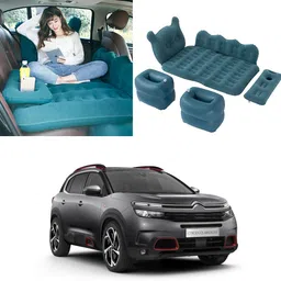 oshotto Designer Mattress with Two Air Pillows For Citroen C5 Aircross (Blue) Car Inflatable Bed-picture-30