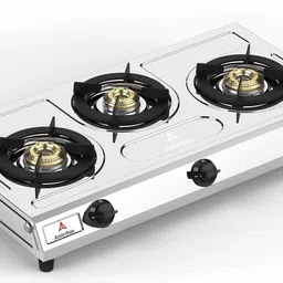 amirtha Burners Stainless Steel Gas Stove for Home Kitchen, Modern Design (3 Burner) Stainless Steel Manual Gas Stove-picture-17
