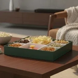 velintra Pack of 7 Glass Casserole & 6 Serving Bowls Set | Dinner Set image 3