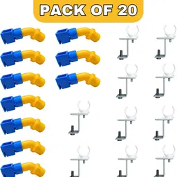 culturalcart Solar Panel Cleaning Sprinkler & Adjustable L-Type Hanger Clamp 1/2" 1 L Hose-end Sprayer-picture-27