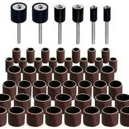 nitya 51 Pcs Drum Sanding Kit For Nail Drill Bits Dremel Accessories Rotary Tool Set Rotary Bit Set-picture-11